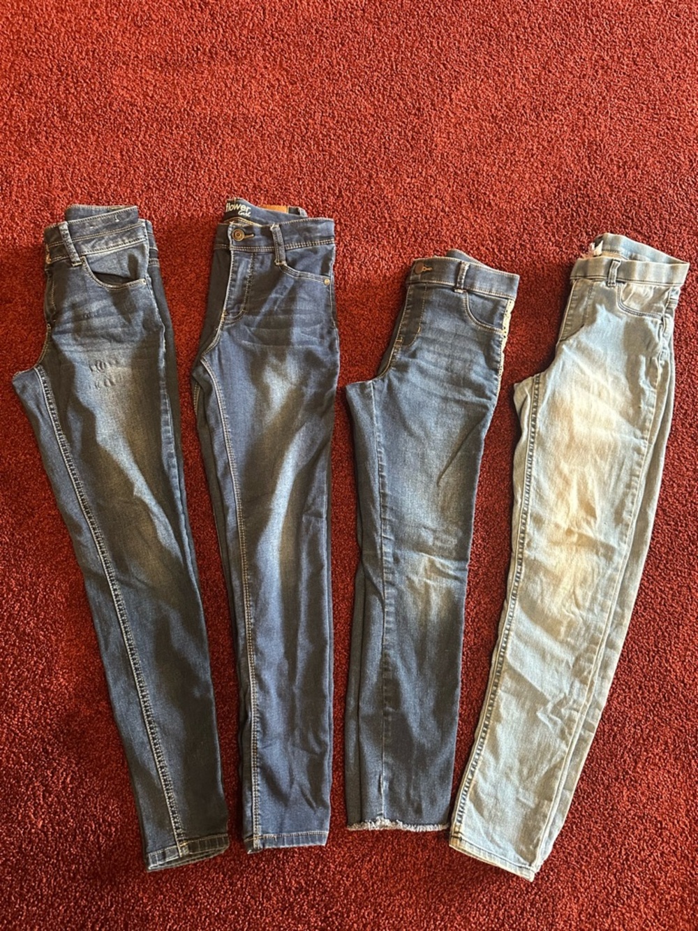 Girls Blue Skinny Jeans size 14/16 bundle